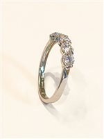 Anello Vidali Gioielli Donna in Oro bianco Zircone ANOR-79-34 - ANOR-79-34